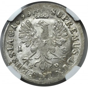 Duchy of Prussia, Fridericus III 18 groschen 1699 Konigsberg