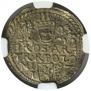 Sigismund III Vasa, 3 Groschen 1597 Olkusz