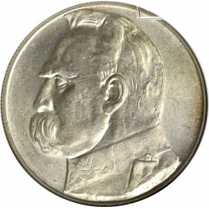 II Rzeczpospolita, 10 złotych 1936 Piłsudski - GCN MS65