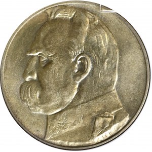 II Rzeczpospolita, 10 złotych 1935 Piłsudski - GCN MS65