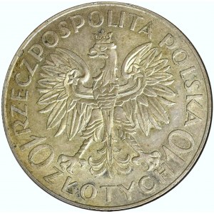 II Rzeczpospolita, 10 złotych 1933, Sobieski - GCN AU58