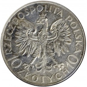 II Rzeczpospolita, 10 złotych 1933, Sobieski - GCN MS60