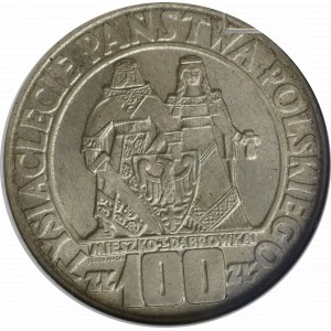 PRL, 100 złotych 1966 Mieszko i Dąbrówka - GCN MS69