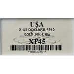 USA, 2 1/2 dolara 1912 - GCN XF45