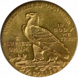 USA, 2 1/2 dolara 1909 - GCN AU58