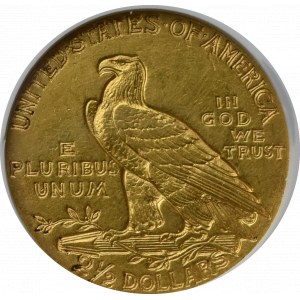 USA, 2 1/2 dolara 1911 - GCN AU53