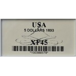 USA, 5 dolarów 1893 - GCN XF45
