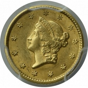 USA, 1 dolar 1851 - PCGS AU58