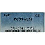 USA, 1 dolar 1851 - PCGS AU58