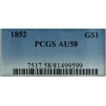USA, 1 dolar 1852 - PCGS AU58
