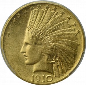 USA, 10 dolarów 1910 - PCGS AU58