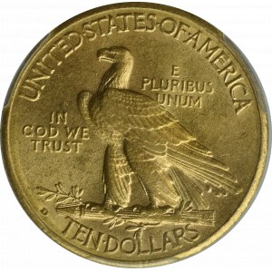 USA, 10 dolarów 1910 D - PCGS AU58