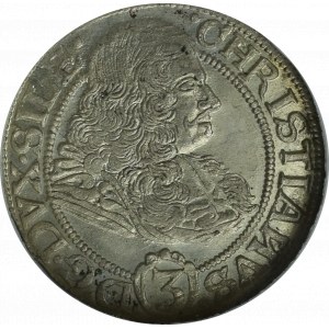 Silesia, 3 kreuzer 1669 Brieg
