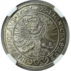 Silesia, 15 kreuzer 1675 Brieg