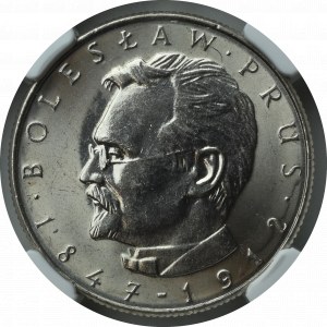 PRL, 10 Złotych 1975 Bolesław Prus - NGC MS64