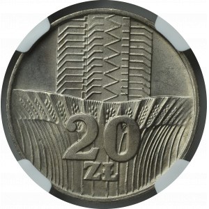 PRL, 20 złotych 1973 -NGC MS65