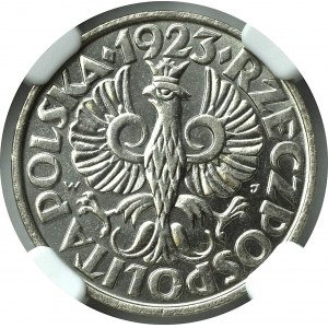 II Rzeczpospolita, 20 groszy 1923 - NGC MS65