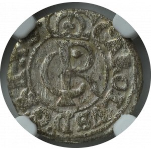 Carolus XI, Solidus 1665 Riga