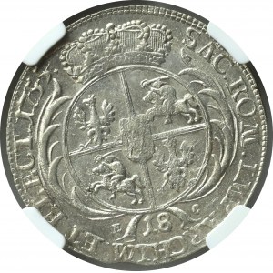 Augustus III, 18 groschen 1755 Leipzig