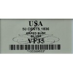 USA, 50 centów 1836 - GCN VF35