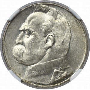 II Rzeczpospolita, 5 złotych 1935 Piłsudski - NGC MS64