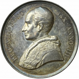 Medal Leon XIII 1880 3 year of pontificate