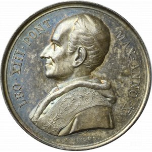 Medal Annualny Leon XIII 1887, ANNO X (Rok 10 pontyfikatu )