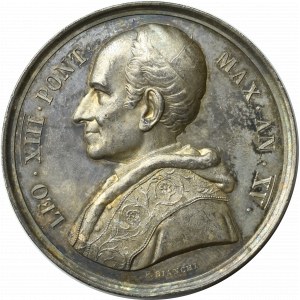 Medal Annualny Leon XIII 1891, ANNO XV (Rok 15 Pontyfikatu)