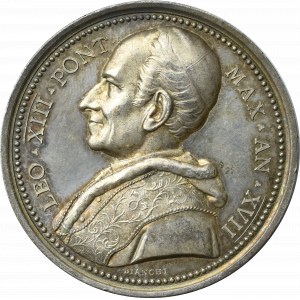 Medal Annualny Leon XIII 1894, ANNO XVII (Rok 17 Pontyfikatu)