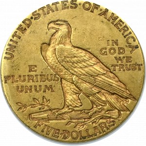 USA, 5 Dolarów 1910 - GCN AU55
