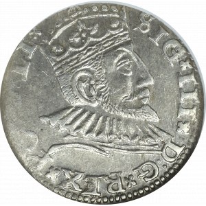 Sigismund III Vasa, 3 groschen 1591 Riga