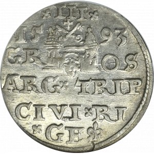 Zygmunt III Waza, Trojak 1593 Ryga