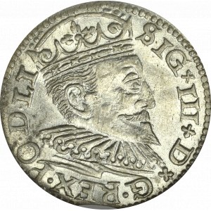 Sigismund III Vasa, 3 groschen 1595 Riga