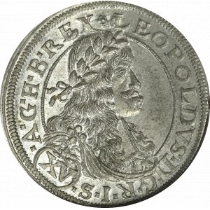 Austria, Leopold I, 15 krajcarów 1664 Wiedeń