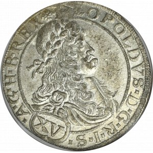 Austria, Leopold I, 15 krajcarów 1664 Wiedeń