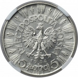 II Rzeczpospolita, 5 złotych 1934 Piłsudski - NGC MS61