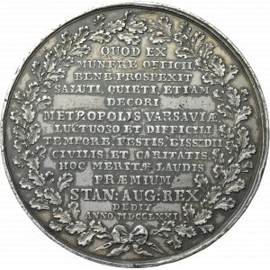 Silbermedaille Stanislaw Lubomirski - Großmarschall der Krone