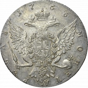 Russia, Catherine II, Ruble 1766