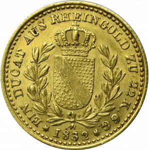 Germany, Baden, Ducat 1832