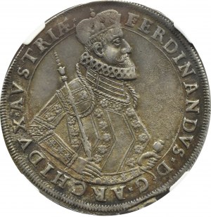 Austria, Empire, Ferdinand, thaler 1617, Graz, NGC AU58