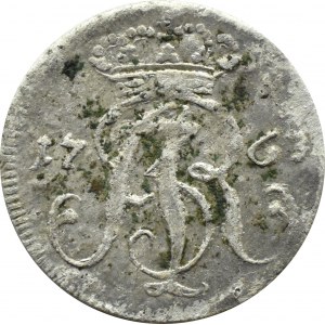 August III Sas, trojak 1763, Gdańsk