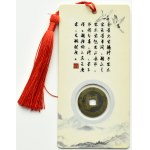 Chiny, 1 wen, Zhi Dao yuan bao, cesarz Tai Zong (976-997), moneta w oryginalnym chińskim holderze