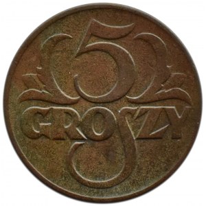 II RP, 5 groszy 1923, Warszawa