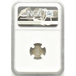 Władysław I Herman, denar Kraków, późna emisja, NGC AU58