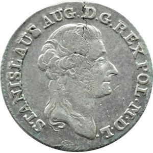 Stanisław A. Poniatowski, 4 grosze srebrne (złotówka) 1789 E.B., Warszawa