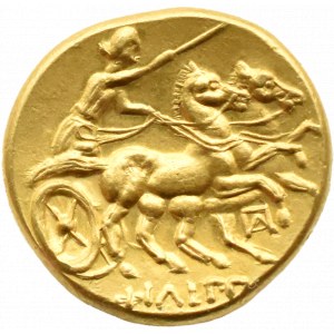 Macedonia, Philip II (359-336 B.C.) stater, Pella, BEAUTIFUL