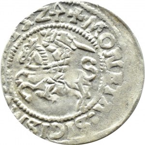 Zygmunt I Stary, półgrosz 1524 (odwrócona 4), Wilno, RZADKI