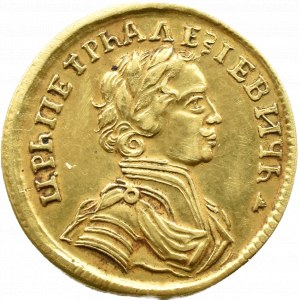 Russland, Peter I., Redonet (Dukat) 1712 DL, KOPIE IN GOLD