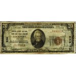 USA, Niagara County National Bank and Trust Company LOCKPORT New York, $20 1929, number F000101A.