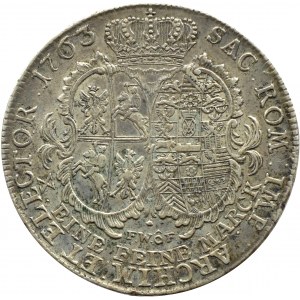 August III Sas, talar 1763 FWôF, Drezno, ŁADNY